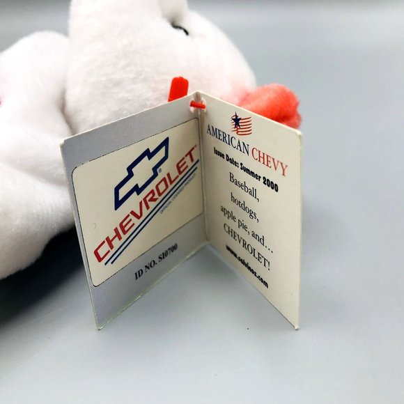 Chevrolet Salvino's Bammers Plush Bear Red White Blue - Picture 5 of 7